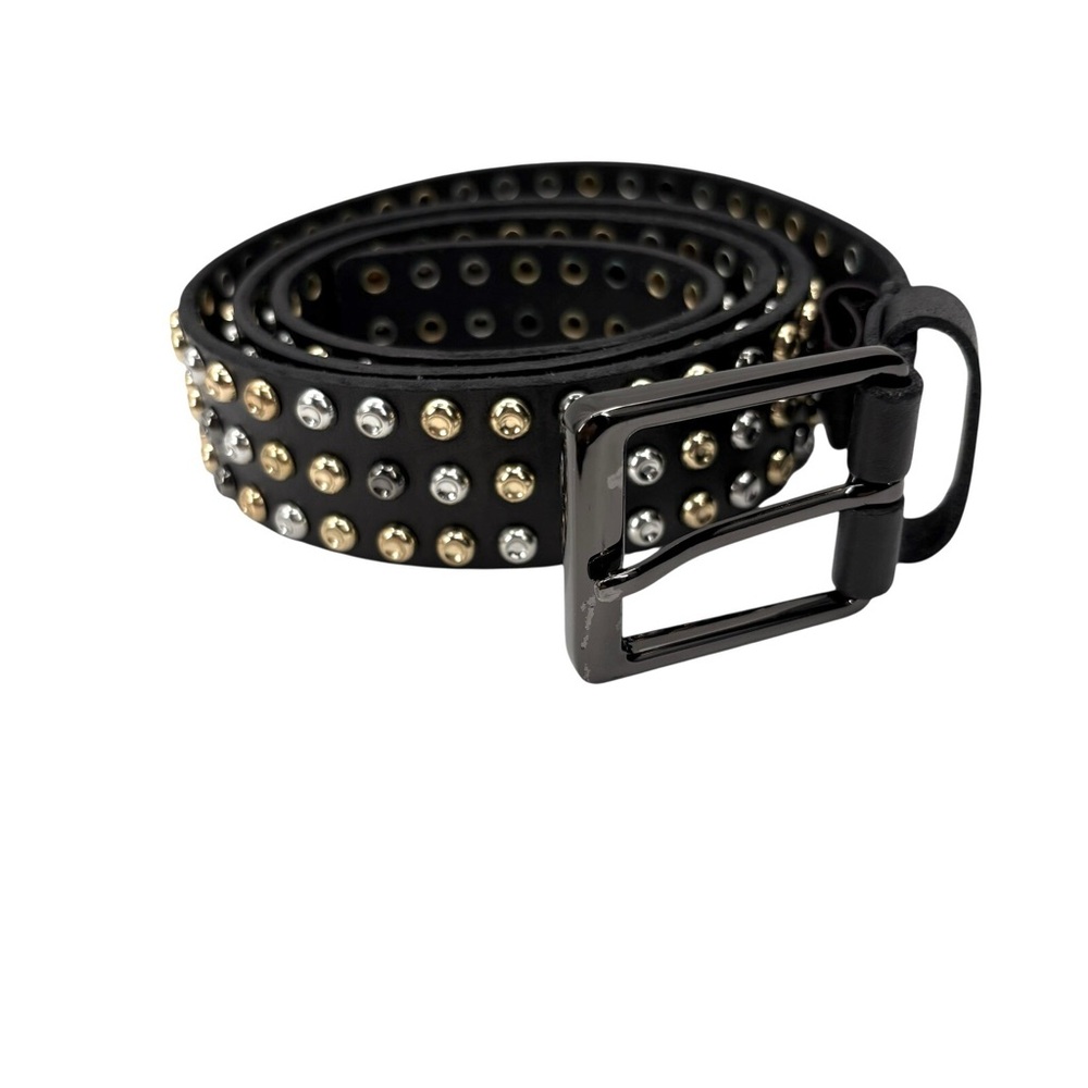 CAbi Black Belt with Gold and Silver Studs